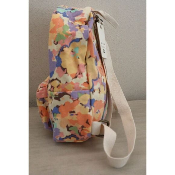 Billabong JABGQBMI Women's Purple Floral Mini Mama Canvas Backpack - Picture 6 of 10